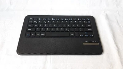 ELTD Tablet Tastatur kabellos Keyboard QWERTZ Bluetooth V3.0 Android Micro B USB - Bild 1 von 4