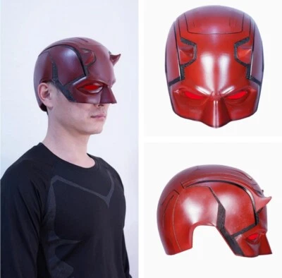 Marvel Daredevil Helmet Wearable Halloween Cosplay 3D Printing Head cover Mask - Image 1 of 4