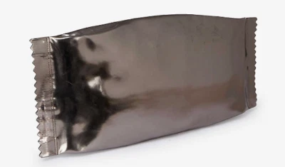 Bolso sin asas Maison Margiela Candy Wrapper nuevo sin etiquetas plateado Foto 1 de 4