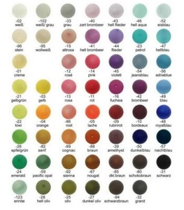 Polarisperlen matt 10 St. 8mm große Farbauswahl, Schmuck selber machen - Picture 1 of 8