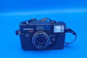 Konica C35 EF Hexanon 38mm F/2.8 Point & Shoot Camera Black - Picture 1 of 3