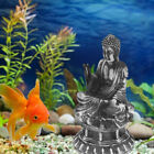 Buddha Fish Tank Statue Aquarium Decor Reptile Ornament Black White