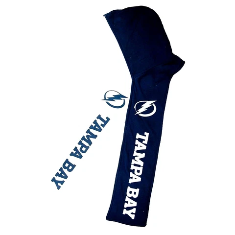 TAMPA BAY LIGHTNING Fleece Hoodie Two-Tone Reversible Scarf NHL Licensed NWT Cover