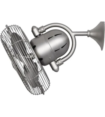 Matthews Fan Company KC-BN Atlas Kaye 13" Brushed Nickel Wall Fan Ceiling Fan - Image 1 of 4
