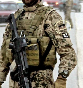 KANDAHAR WHACKER© NATO ISAF JSOC BUNDESWEHR KSK velkrö SSI: gedämpfte deutsche Flagge - Bild 1 von 12