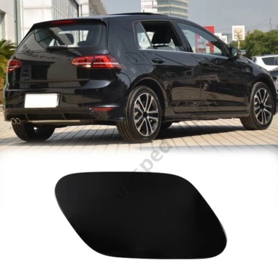 Black Car Fuel Door Gas Filler Lid Cover Cap For VW Golf MK7 GTI E-Golf 2014-17 - Image 1 of 4