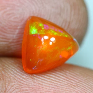 1.18 Cts_Extreme Great Fire_100 % Natural Multi-Color Flash Orange Fire Opal - Picture 1 of 3