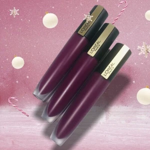 1 Loreal Rouge Signature Matte Lip Stain 412 I Rebel Lipstick Color Long Lasting - Picture 1 of 12