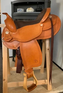 Westernsattel,  Bear Flex, handgefertigt und neuwertig - Bild 1 von 10