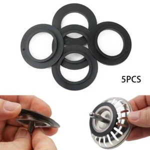 5Pcs Rubber Seal Basket Strainer Plug Gasket Franke Fitting Kitchen Sink Part - Picture 1 of 10