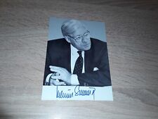 Autogrammkarte von Bundeskanzler Helmut Schmidt