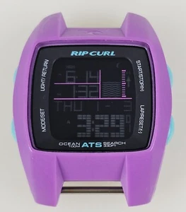 Rip Curl Classic Tide A1041G Purple Luminous Wristwatch Watch Head Only Working - Picture 1 of 12