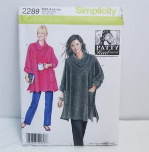 SEWING Pattern Misses XXL Tunic Loose Fitting Knit Pants Simplicity 2289 Vintage - Picture 1 of 4