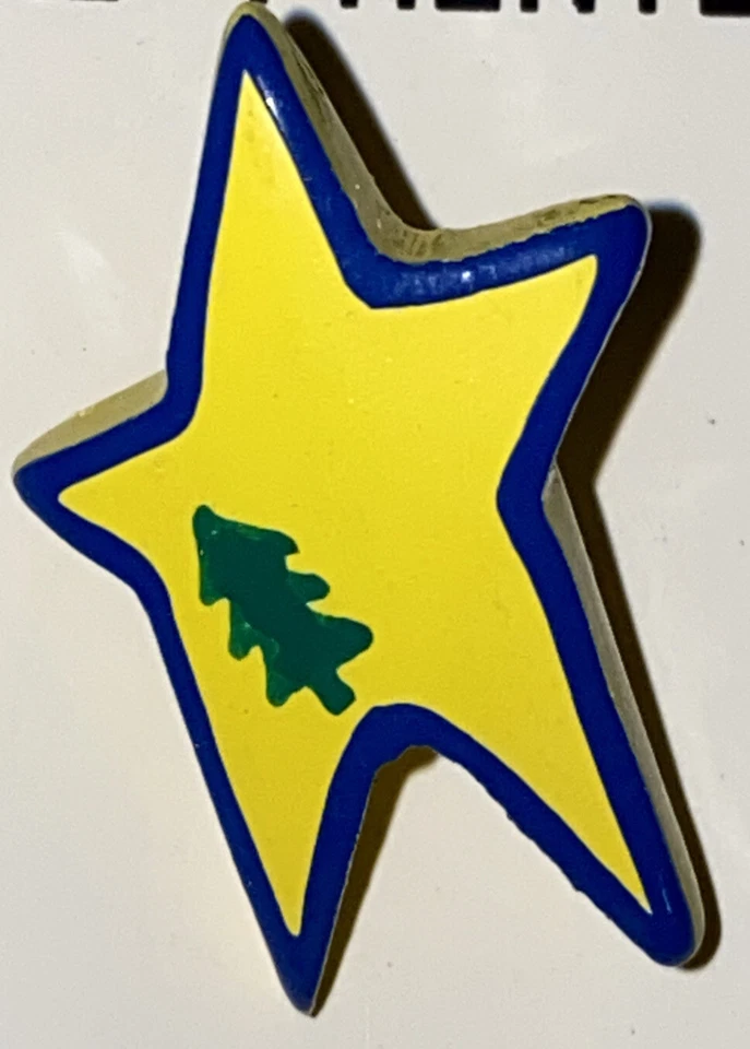 JHB International Buttons 1” Yellow Star #50350 NOS - Image 1 of 3