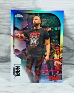 2020 TOPPS CHROME WWE #36 KARL ANDERSON SILVER REFRACTOR PARALLEL CARD RAW - Picture 1 of 2