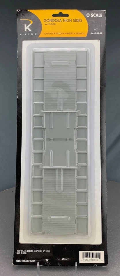 O Gauge MDK K-Line High Side Gondola w/Floor Body Kit K652-03-04 NIP! O1245/LZ - Image 1 of 4