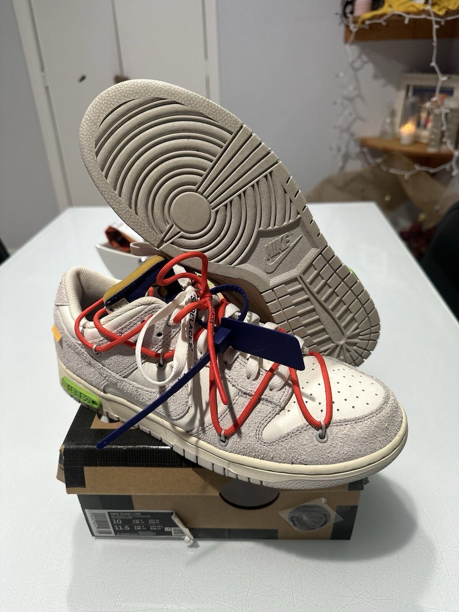 Nike Off-White x Dunk Low Lot 13 of 50 for Sale Nike Off-White x Dunk Low Lot 13 of 50 for Sale