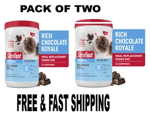 SlimFast Original Rich Chocolate Royale Meal Replacement Shake 20.18 Oz (2 Pack - Picture 1 of 1