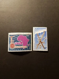Stamp Africa Cameroon Airmail Pa N°101/102 New * Mlh 1967 - Picture 1 of 2
