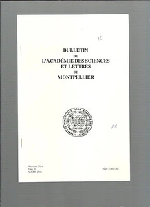 Bulletin Akademie Wissenschaften Briefe Montpellier Jugendstil Belle Epoque Rieusset - Bild 1 von 1