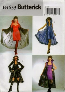 Sexy Misses Vampire Costume Sewing Pattern U-pick Size XS-XL Butterick 4633 OOP - Bild 1 von 2