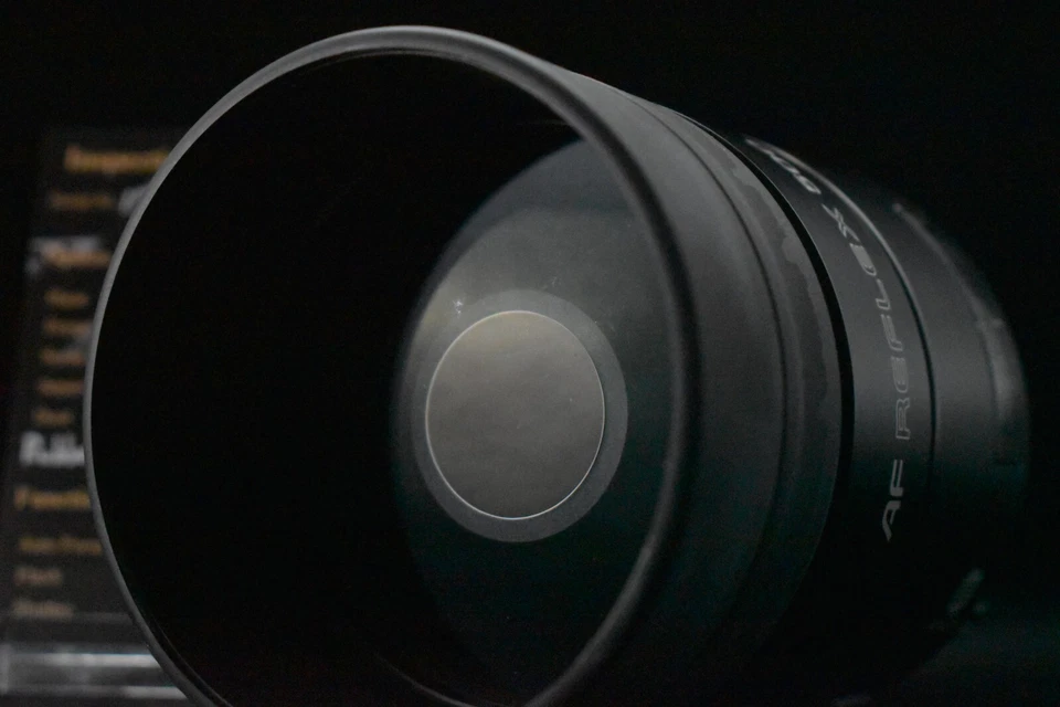 [Deber pagado en EE. UU.] Minolta AF REFLEX 500 mm f/8 para teleobjetivo Sony montura A 6928 Foto 1 de 4