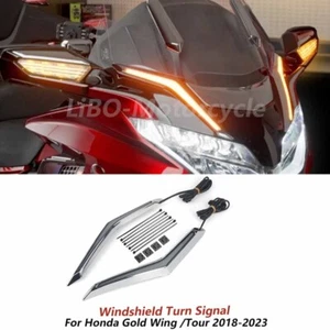 For Honda Gold Wing GL1800 Tour LED Windshield Trim Light Brake Lamp 2018-2024 - Picture 1 of 8