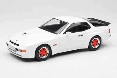 PORSCHE 924 CARRERA GT 1981 WHITE RED WHEELS MCG 18303 1:18 DIE CAST METAL BLANC - Photo 1/4