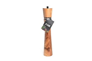 St. Clare Acacia & Black Steel Salt & Pepper Grinder - 30cm - Picture 1 of 3