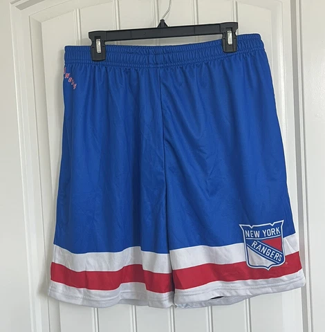 NWT NHL New York Rangers Drawstring Shorts Large Cover