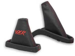 GEAR HANDBRAKE GAITER FOR VAUXHALL ASTRA G MK4 automatic EMBROIDERY VXR RED - Afbeelding 1 van 3