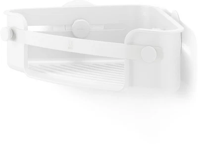 Umbra 1021299 Flex estante de ducha montado en la pared - blanco Foto 1 de 4
