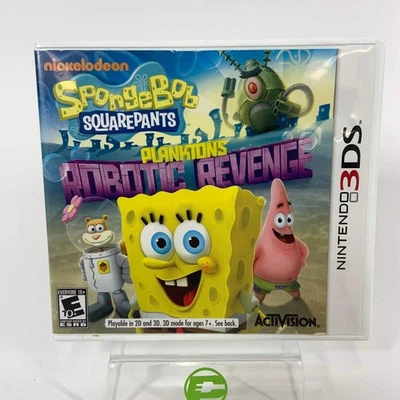 SpongeBob SquarePants: Plankton's Robotic Revenge (Nintendo 3DS, 2013) - Image 1 of 3