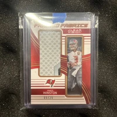 2016 Panini Clear Vision Football Jerseys /25 Jameis Winston #5 Tampa Bay 🔥 - Image 1 of 2