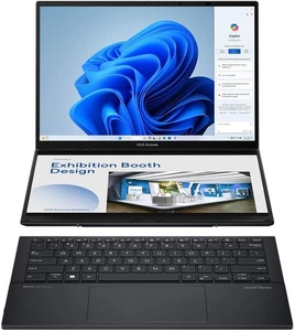 ASUS Zenbook DUO 14" OLED 3K 120Hz Táctil Ultra 7 255H 32GB 1TB SSD Tintero Gris - Imagen 1 de 8