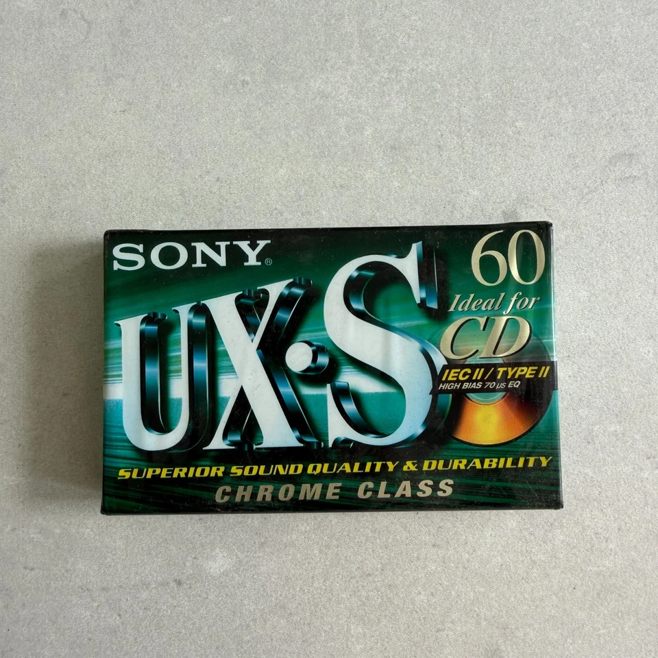 sony uxs 60 – cassette  audio tape vierge neuve sous blister - Photo 1/1