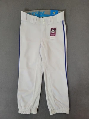 Pantalones para mujer Easton Piped blancos/reales de béisbol softbol XSMALL  Foto 1 de 4
