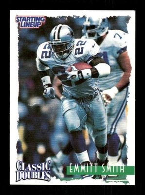 1997 Kenner Starting Lineup Card classic doubles Emmitt smith BXCP41 - Image 1 of 2