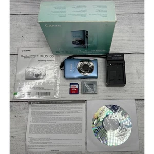 Canon PowerShot SD1300 IS Digital ELPH 12.1 MP Camera - Blue - Complete Set - Picture 1 of 11