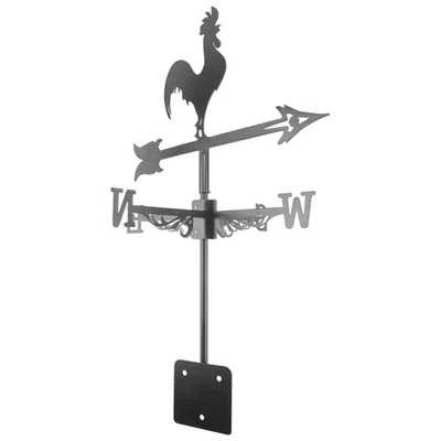 Rooster Weather Vane - Retro Cockerel Weathervane Silhouette - Decorative2212 - Bild 1 von 4
