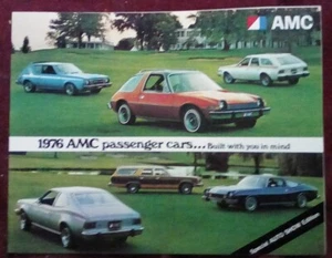 1976 AMC 20-page Car Sales Brochure Catalog - Pacer Matador Hornet Gremlin - Picture 1 of 4