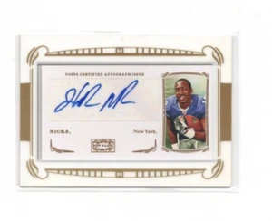 Hakeem Nicks 2009 certificado Topps Mayo's Cut Plug autógrafo Rookie Giants - Imagen 1 de 2
