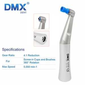 DMXDENT Dental Hygiene Prophy 4:1 Contra Angle Head Handpiece Screw-in NSK - Picture 1 of 13