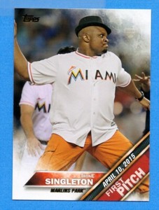2016 Topps First Pitch #FP20 Iron E Singleton