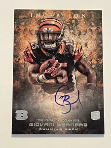2013 Topps Inception Football Rookie Autograph - Giovani Bernard RC - Bengals - Picture 1 of 3