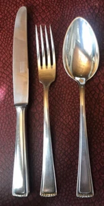 Rare Solingen Rostfrei 90 Silverplate Silverware Flatware Set 12 Pieces Germany - Picture 1 of 4