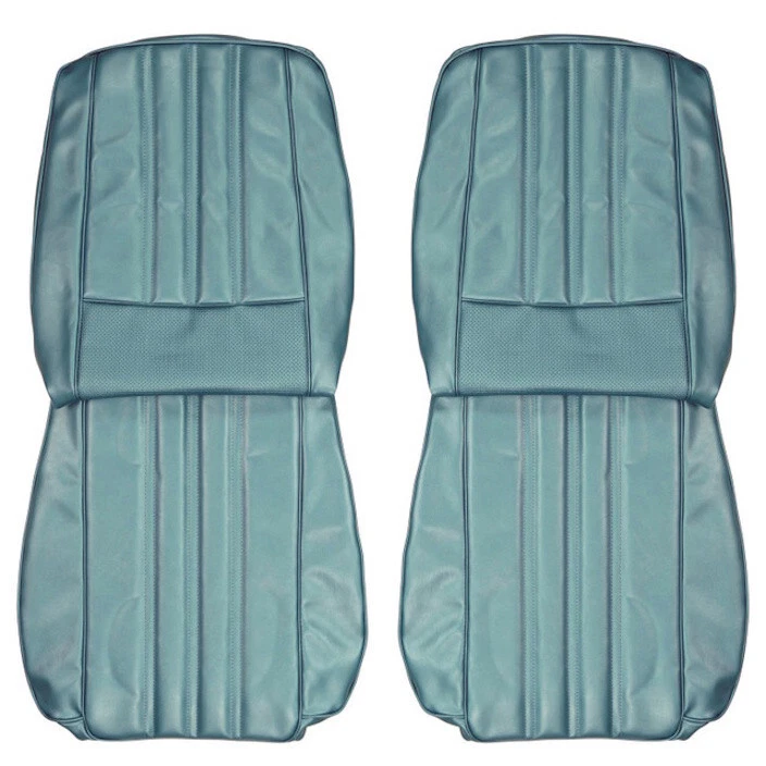 Cubiertas de asiento delanteras con canastilla interior Plymouth Barracuda Deluxe 1968 Foto 1 de 1