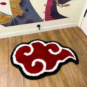 Japanese Anime Red Cloud Carpet - Fluffy Runner Rug for all Rooms - Picture 1 of 10