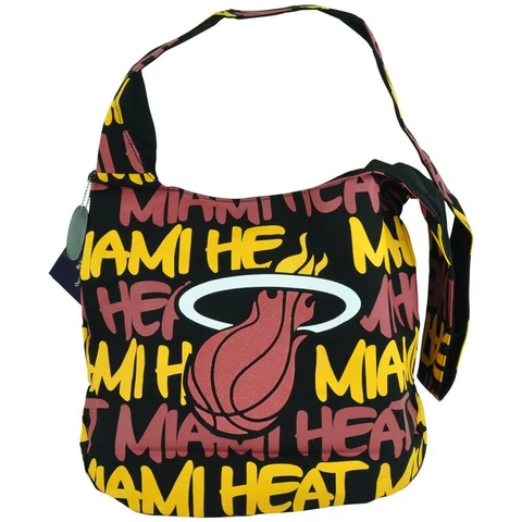 NBA Robin Ruth Miami Heat Round Shoulder Hand Bag Cross Body Purse Women Red Cover
