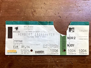 Herbert Grönemeyer Tournee Ticket 2002 / 2003, AOL Arena (Volksparkstadion) HH - Bild 1 von 1
